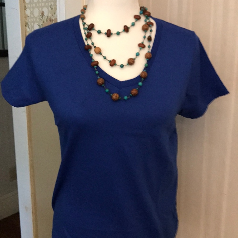 Hanes Ladies royal blue size small